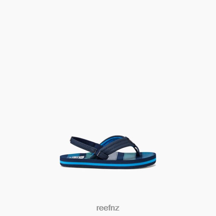Reef Shoes NZ 62JVZ825 - Little Ahi Kids Deep Sea Stripes Reef