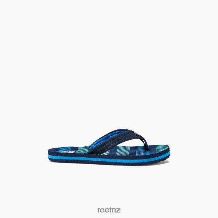 Reef Shoes NZ 62JVZ844 - Kids Ahi New Deep Sea Stripes Reef