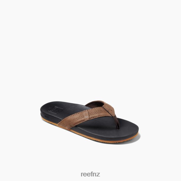 Reef Shoes NZ 62JVZ861 - Kids Cushion Phantom New Black/Brown Reef