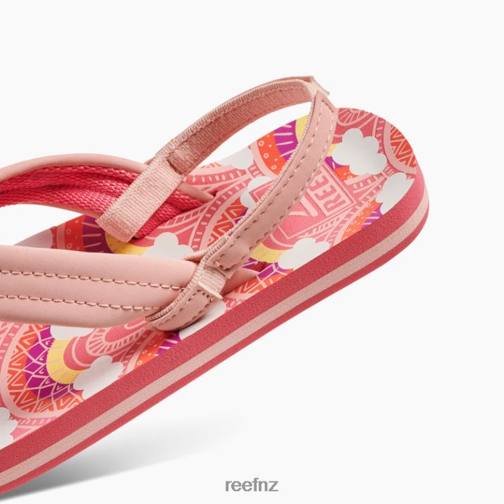 Reef Shoes NZ 62JVZ871 - Little Ahi Kids Rainbows And Clouds Reef