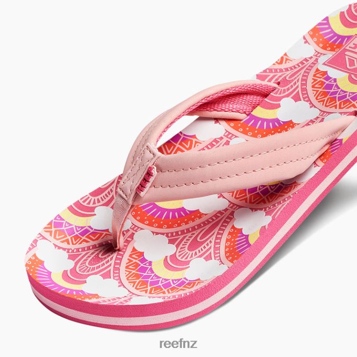 Reef Shoes NZ 62JVZ883 - Kids Ahi New Rainbows And Clouds Reef