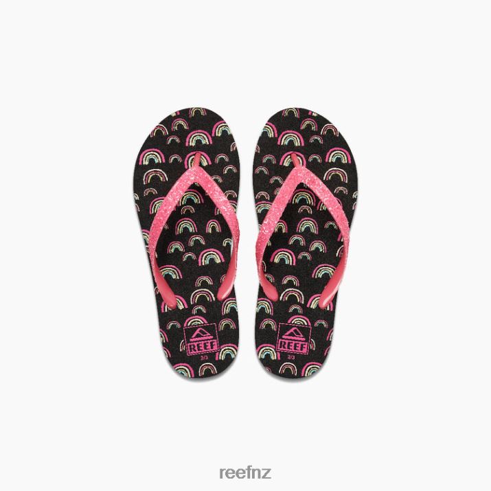 Reef Shoes NZ 62JVZ889 - Kids Stargazer Prints New Pink Rainbows Reef