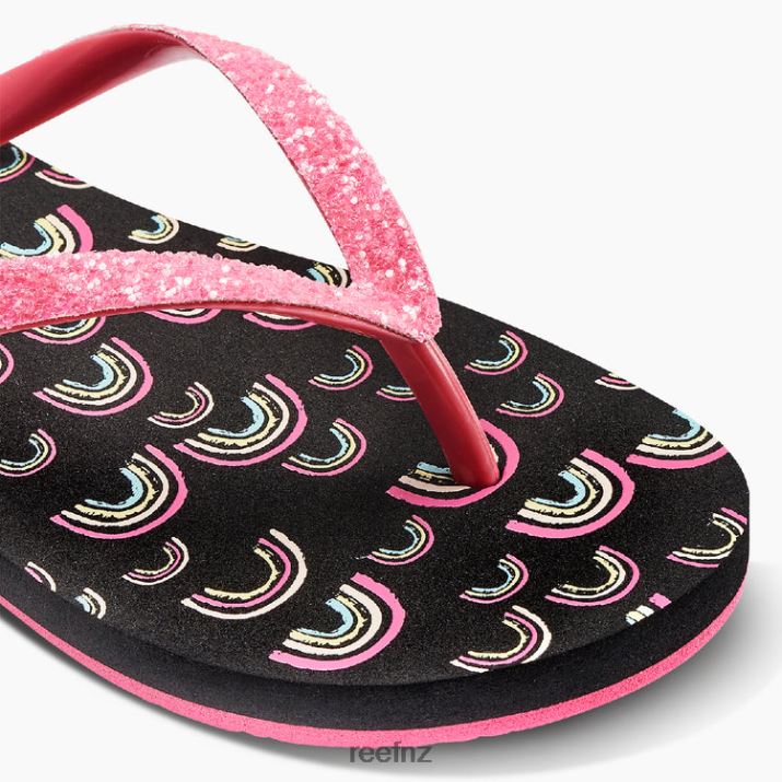 Reef Shoes NZ 62JVZ889 - Kids Stargazer Prints New Pink Rainbows Reef