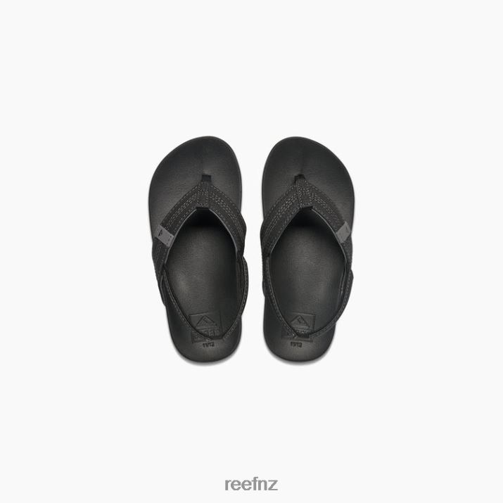 Reef Shoes NZ 62JVZ896 - Lil Cushion Phantom Kids Black Reef