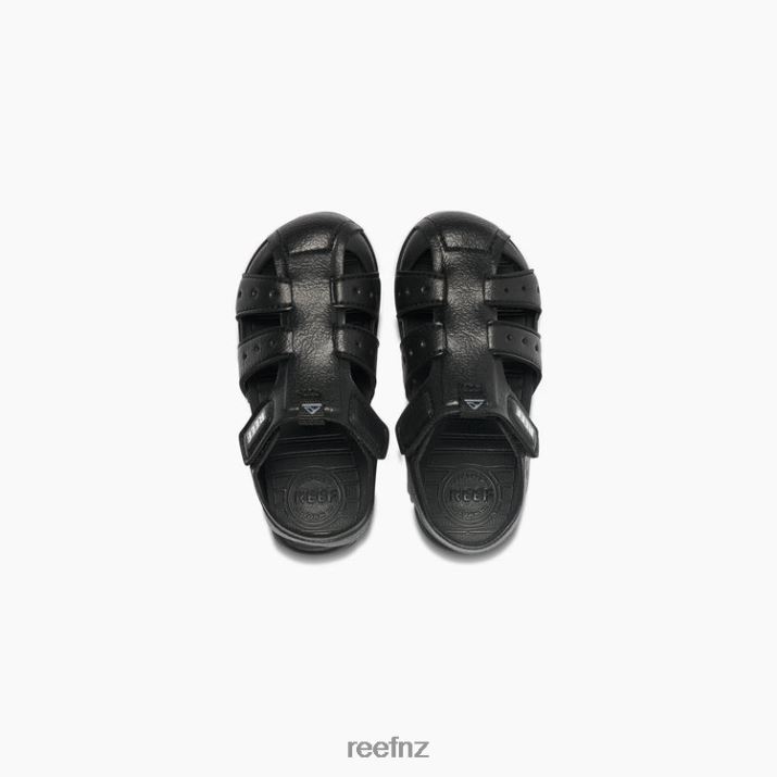 Reef Shoes NZ 62JVZ828 - Little Water Beachy Kids Black Reef