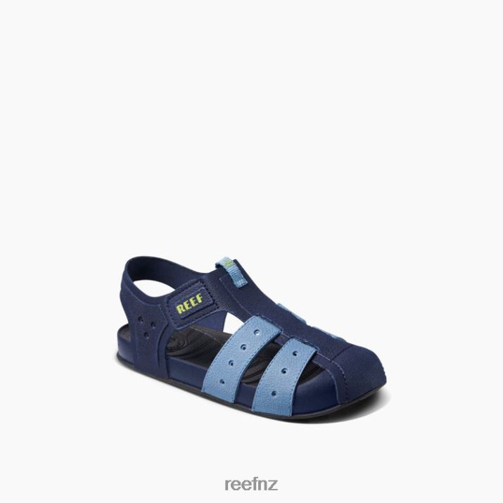 Reef Shoes NZ 62JVZ853 - Kids Water Beachy New Grey/Ocean/Lime Reef