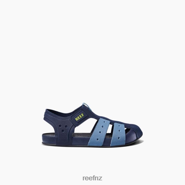 Reef Shoes NZ 62JVZ853 - Kids Water Beachy New Grey/Ocean/Lime Reef