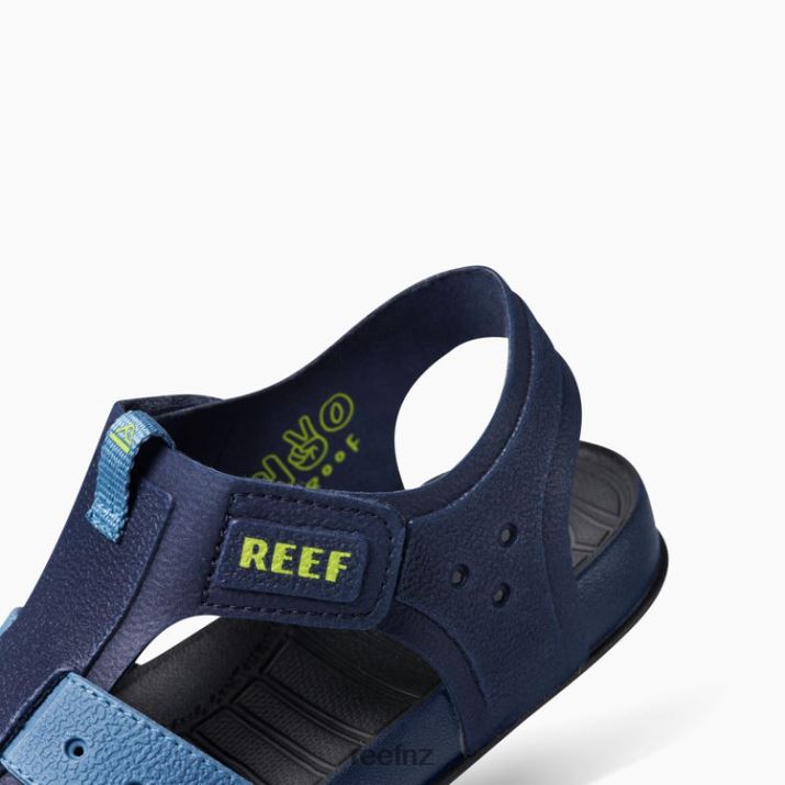 Reef Shoes NZ 62JVZ853 - Kids Water Beachy New Grey/Ocean/Lime Reef