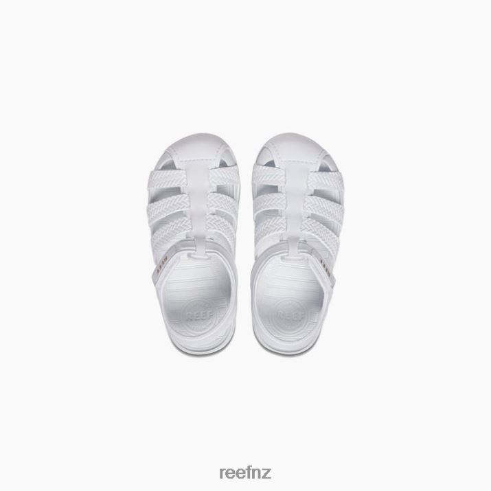 Reef Shoes NZ 62JVZ865 - Little Water Beachy Kids White Reef