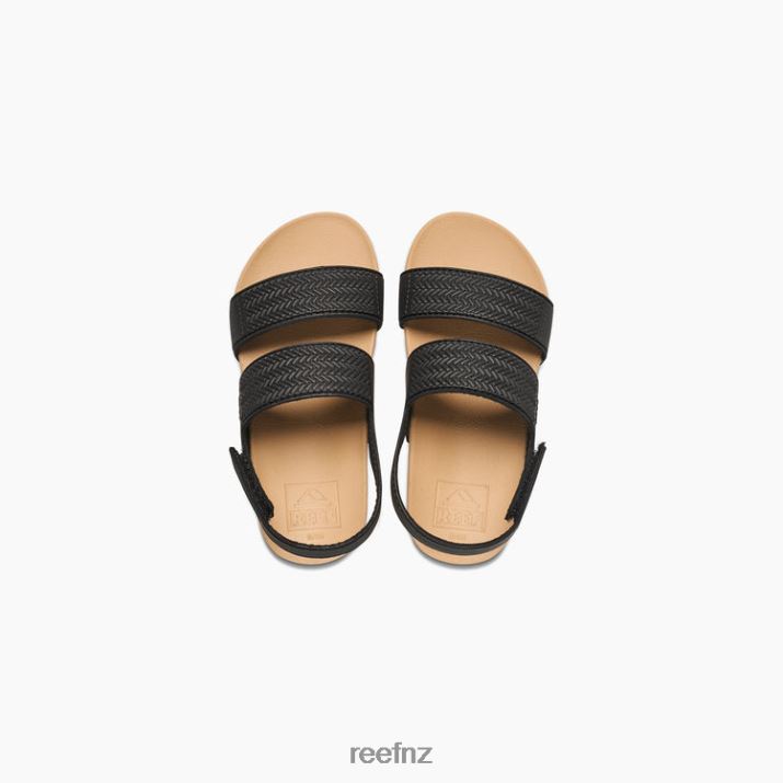 Reef Shoes NZ 62JVZ870 - Little Water Vista Kids Black/Tan Reef