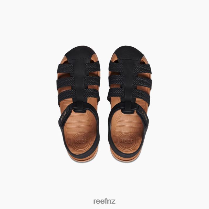 Reef Shoes NZ 62JVZ884 - Kids Water Beachy New Black/Tan Reef