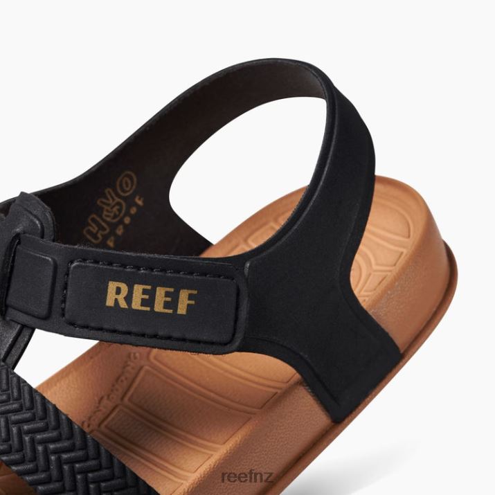 Reef Shoes NZ 62JVZ884 - Kids Water Beachy New Black/Tan Reef