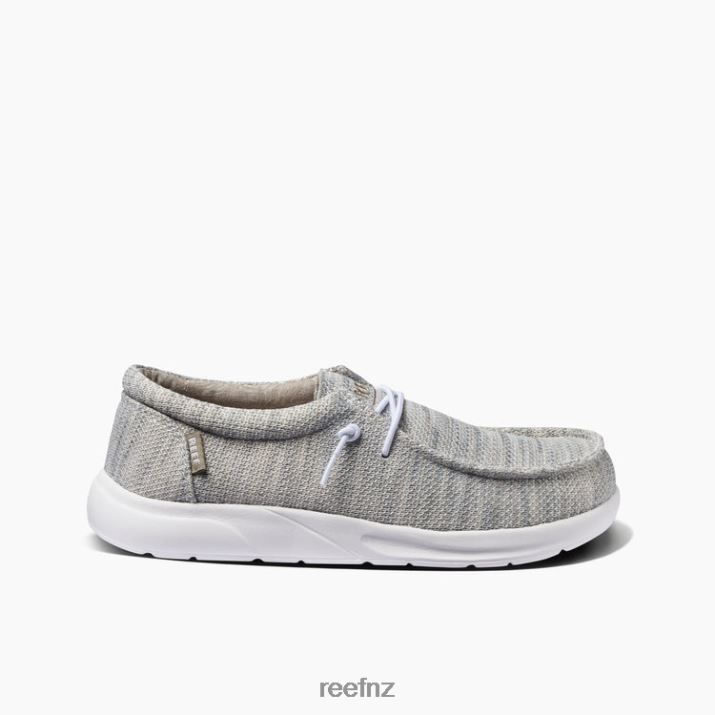 Reef Shoes NZ 62JVZ860 - Kids Cushion Coast New Grey Olive Reef