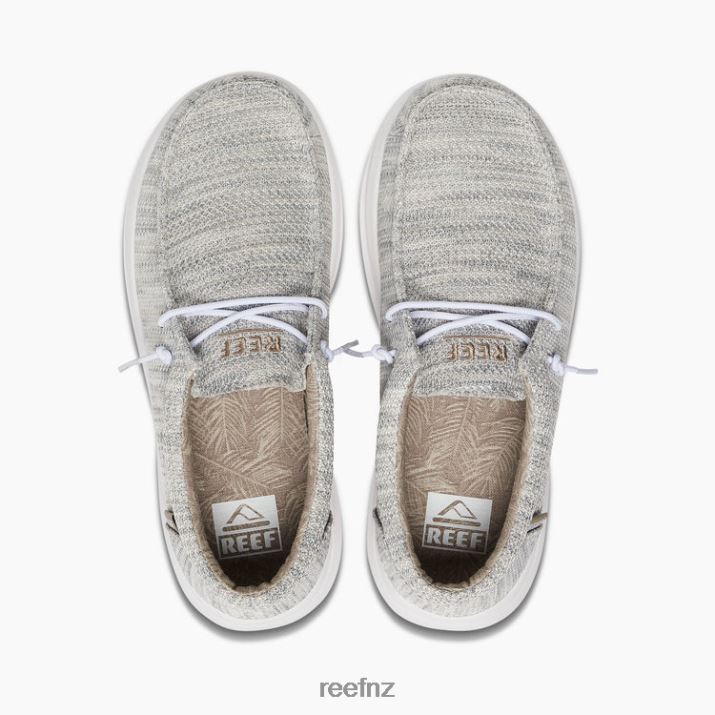 Reef Shoes NZ 62JVZ860 - Kids Cushion Coast New Grey Olive Reef
