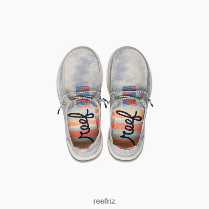 Reef Shoes NZ 62JVZ878 - Kids Cushion Coast New Washed Ocean Reef
