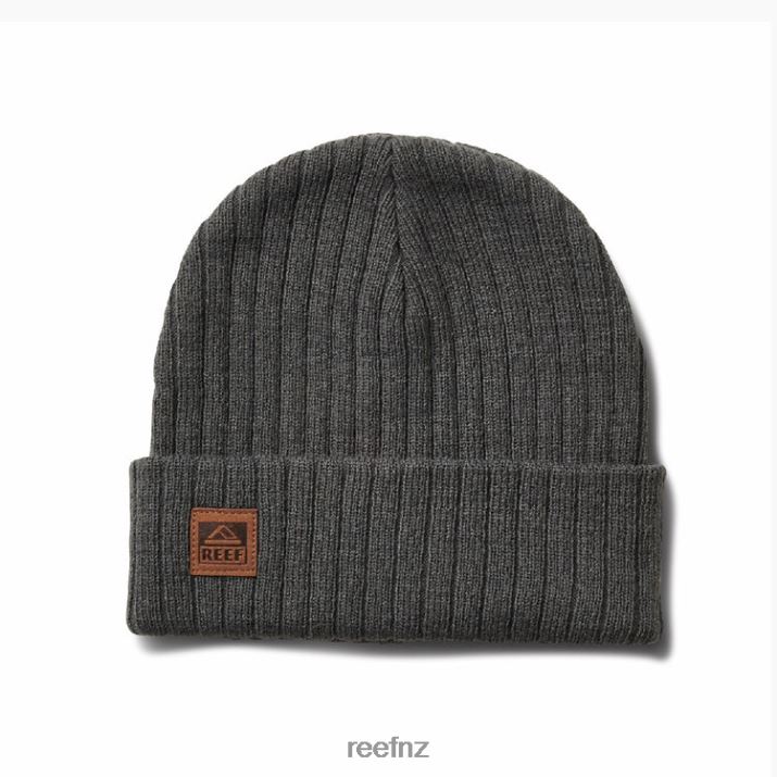 Reef NZ 62JVZ791 - Jenks Cuff Beanie Men Quiet Shade Gre Reef