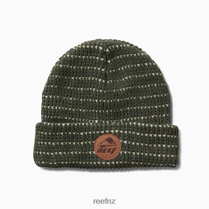 Reef NZ 62JVZ794 - Bernie Cuff Beanie Men Thyme Green Reef