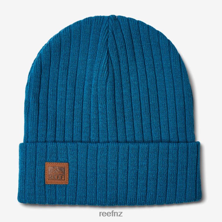 Reef NZ 62JVZ799 - Jenks Cuff Beanie Men Biscay Bay Reef