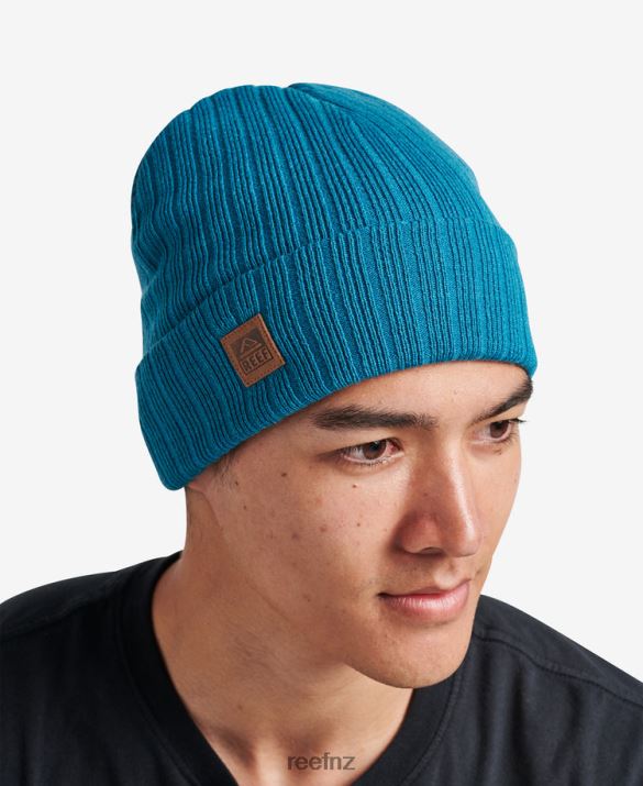 Reef NZ 62JVZ799 - Jenks Cuff Beanie Men Biscay Bay Reef