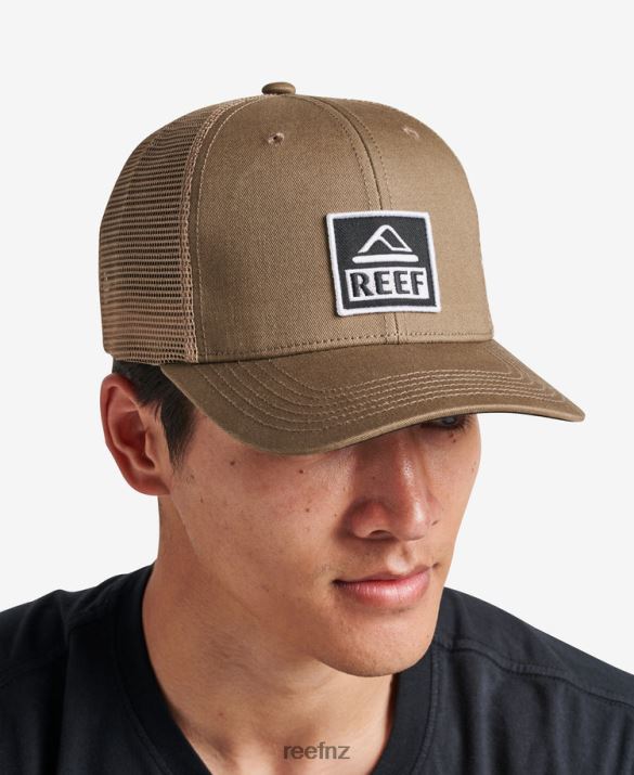 Reef NZ 62JVZ756 - Townsend Snapback Trucker Hat Men Coriander Reef