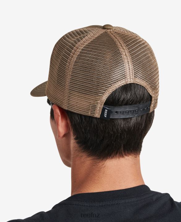 Reef NZ 62JVZ756 - Townsend Snapback Trucker Hat Men Coriander Reef