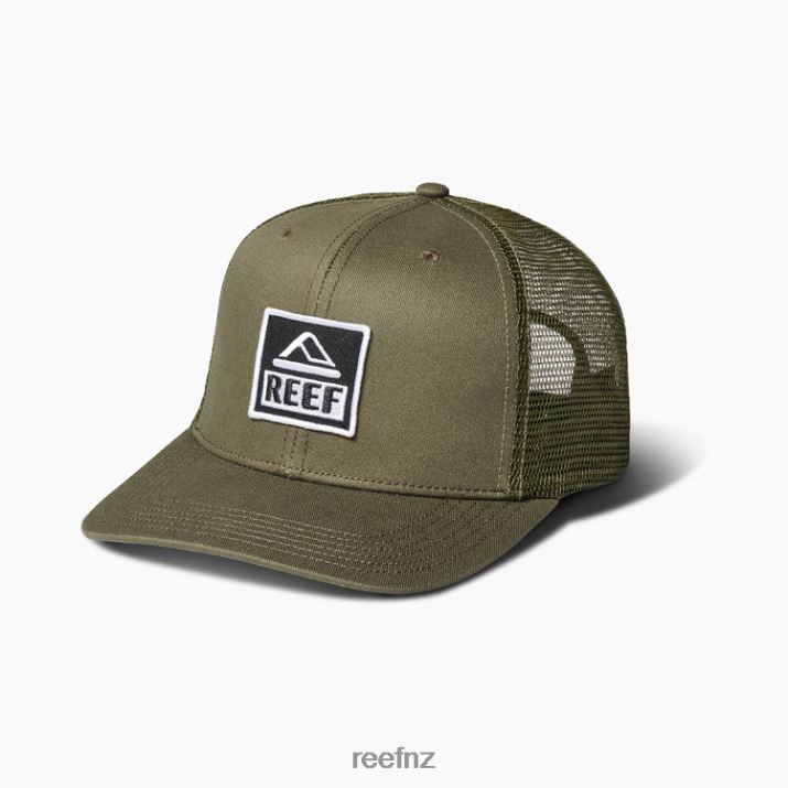 Reef NZ 62JVZ758 - Townsend Snapback Trucker Hat Men Olive Night Reef