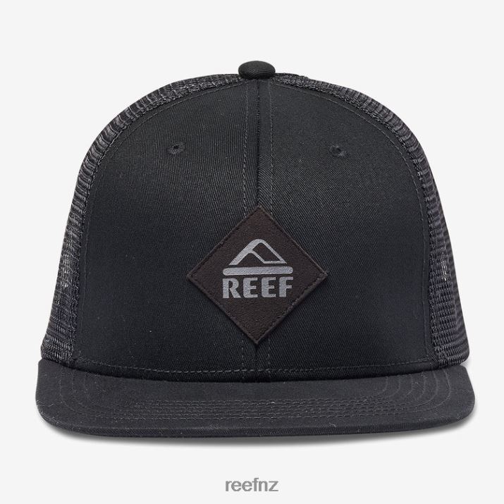 Reef NZ 62JVZ762 - Madre Snapback Trucker Hat Men Caviar Reef
