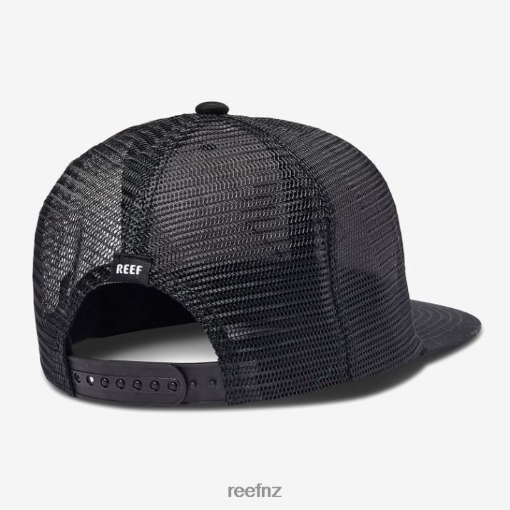 Reef NZ 62JVZ762 - Madre Snapback Trucker Hat Men Caviar Reef