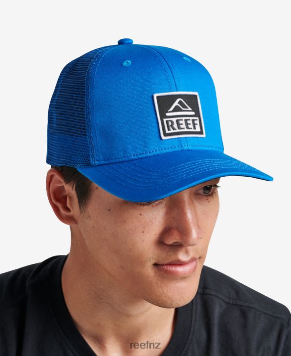 Reef NZ 62JVZ763 - Townsend Snapback Trucker Hat Men French Blue Reef
