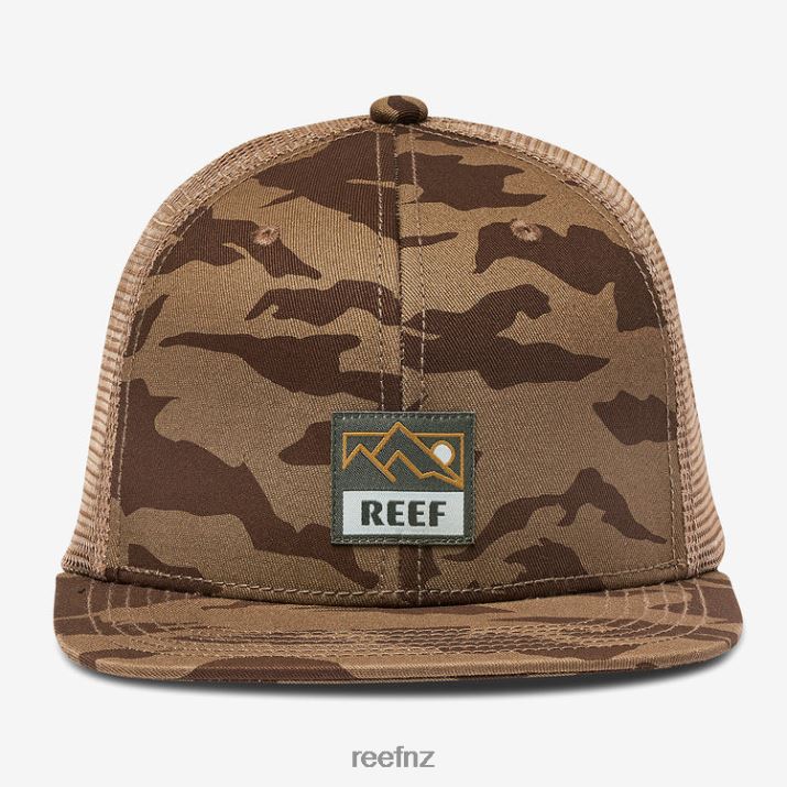 Reef NZ 62JVZ765 - Backwoods Snapback Trucker Hat Men Coriander Reef