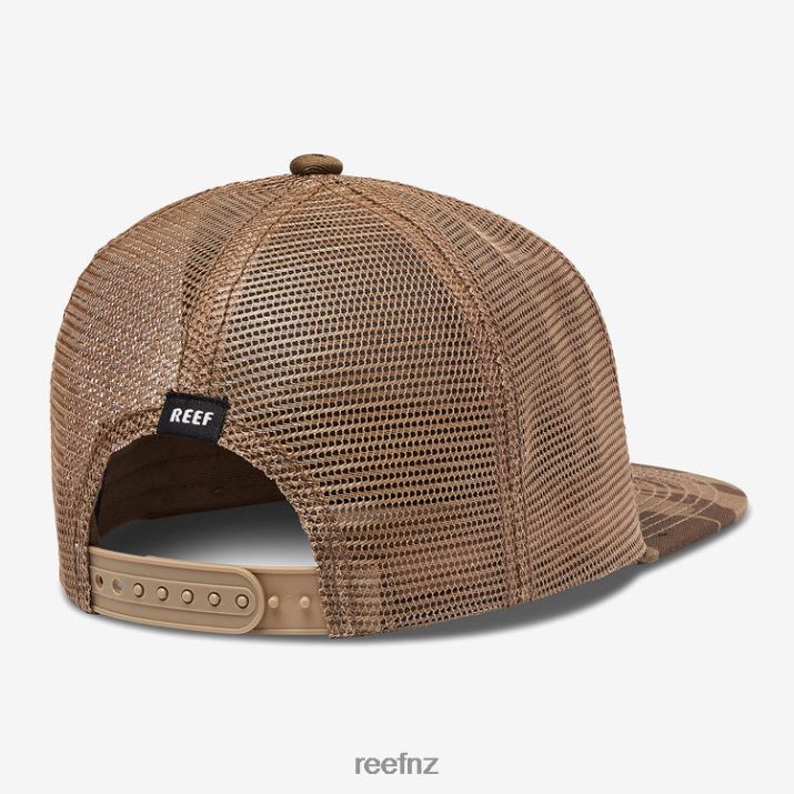 Reef NZ 62JVZ765 - Backwoods Snapback Trucker Hat Men Coriander Reef