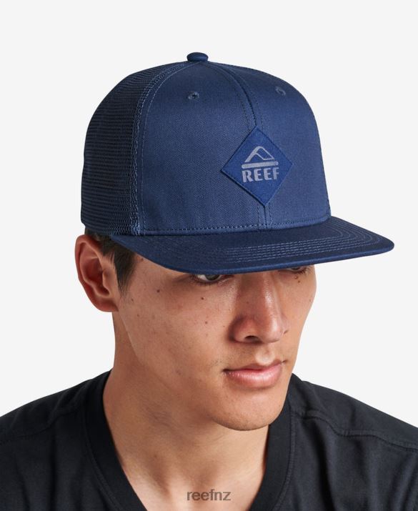 Reef NZ 62JVZ766 - Madre Snapback Trucker Hat Men Insignia Blue Reef