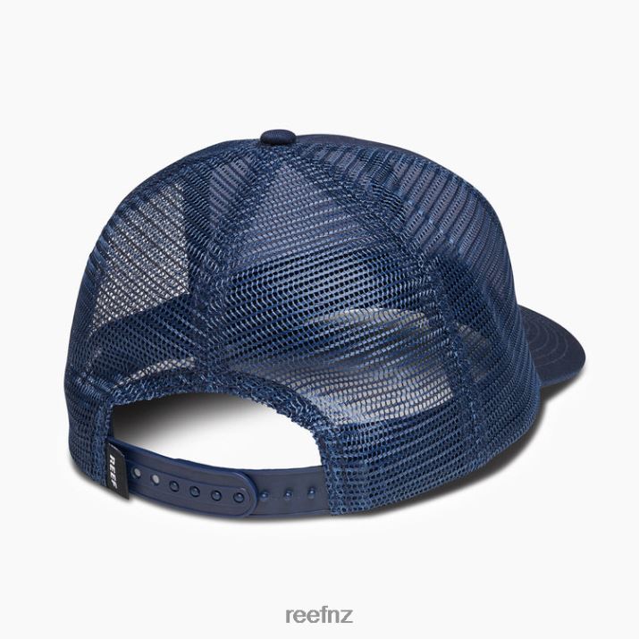 Reef NZ 62JVZ770 - Townsend Snapback Trucker Hat Men Insigna Blue Reef