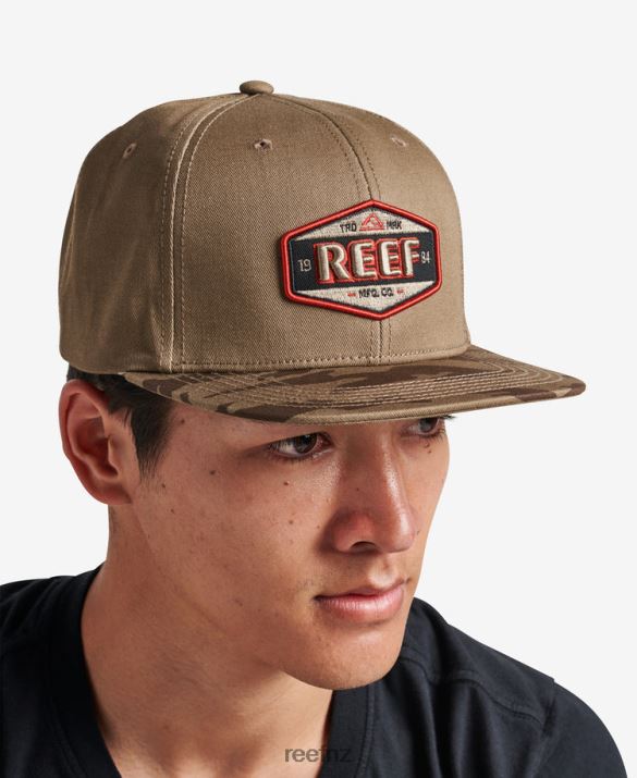 Reef NZ 62JVZ772 - Hightime Snapback Hat Men Coriander Reef
