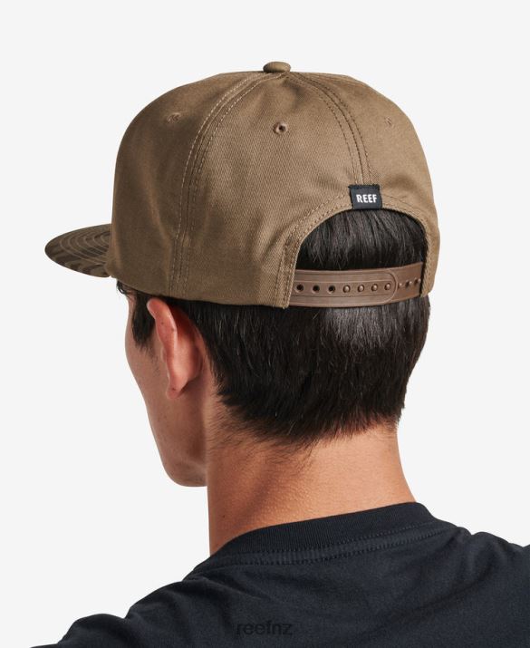 Reef NZ 62JVZ772 - Hightime Snapback Hat Men Coriander Reef