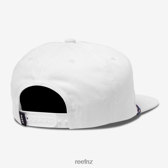 Reef NZ 62JVZ786 - Framer Snapback Unstructured Hat Men Marshmallow Reef