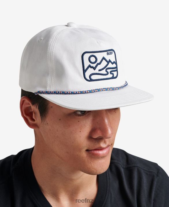 Reef NZ 62JVZ786 - Framer Snapback Unstructured Hat Men Marshmallow Reef