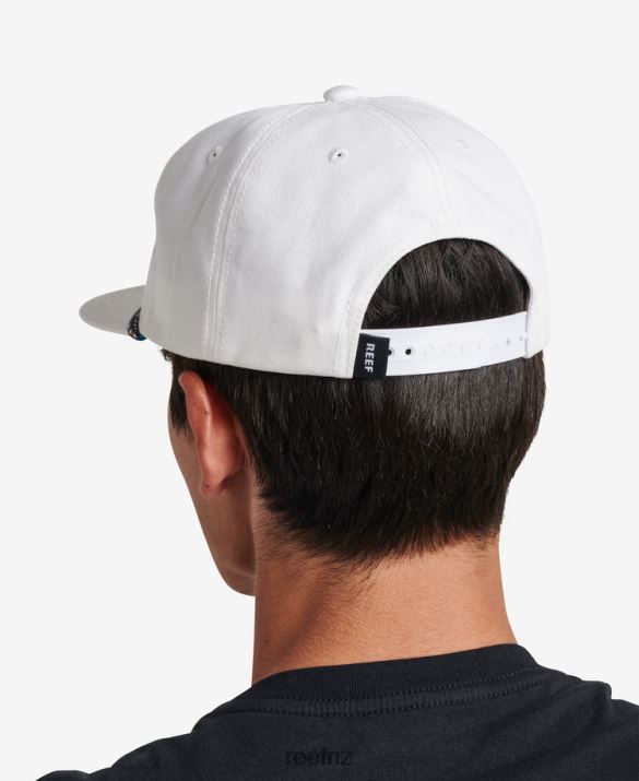Reef NZ 62JVZ786 - Framer Snapback Unstructured Hat Men Marshmallow Reef