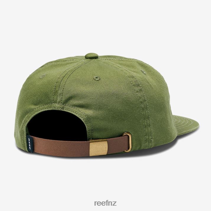 Reef NZ 62JVZ788 - Hale Strapback Unstructured Hat Men Avocado Reef