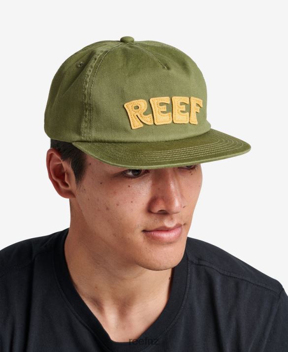 Reef NZ 62JVZ788 - Hale Strapback Unstructured Hat Men Avocado Reef