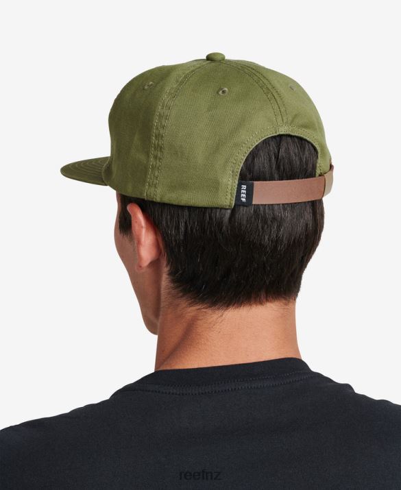 Reef NZ 62JVZ788 - Hale Strapback Unstructured Hat Men Avocado Reef