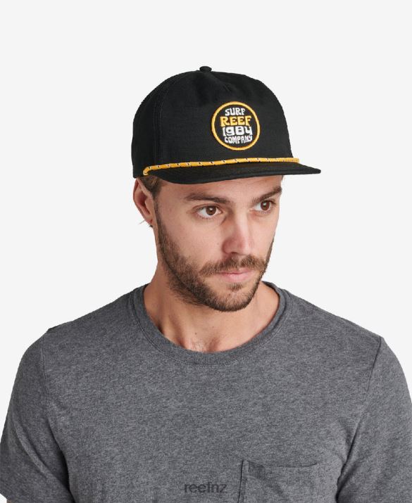 Reef NZ 62JVZ792 - Henderson Flat Bill Hat Men Caviar Reef