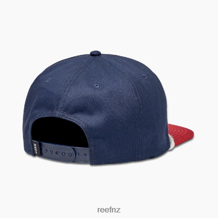 Reef NZ 62JVZ801 - Morter Flat Bill Hat Men Jester Red Reef