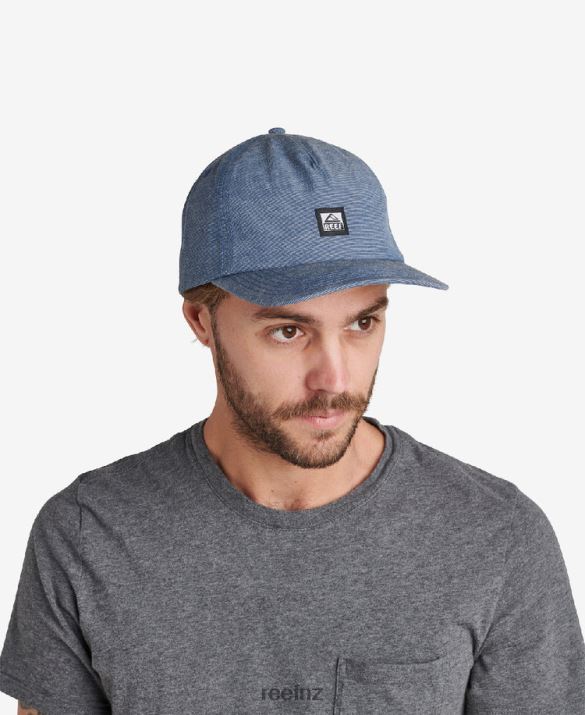 Reef NZ 62JVZ802 - Bellport Snapback Unstructured Hat Men Insignia Blue Reef