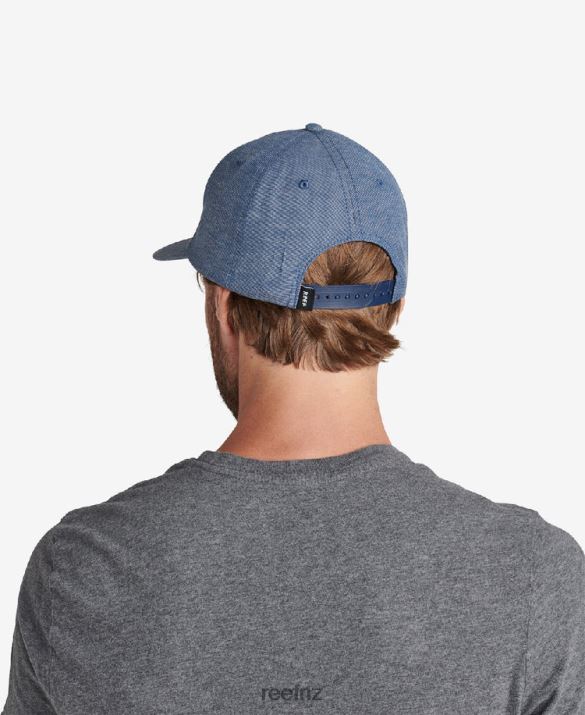 Reef NZ 62JVZ802 - Bellport Snapback Unstructured Hat Men Insignia Blue Reef