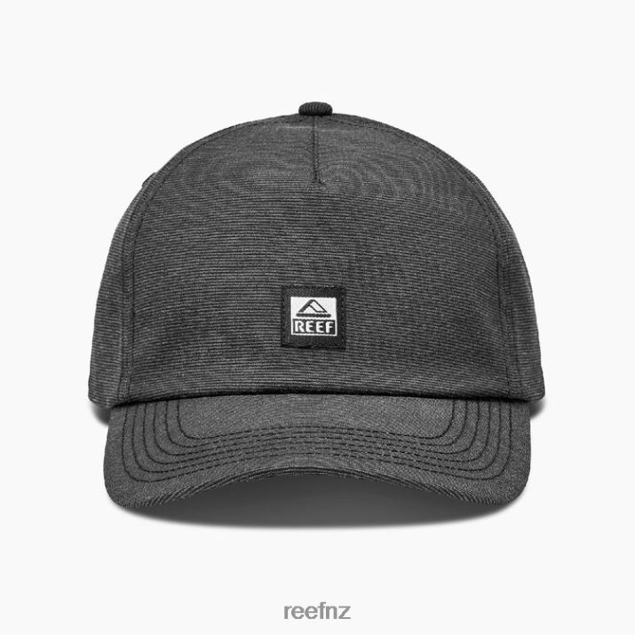 Reef NZ 62JVZ809 - Bellport Snapback Unstructured Hat Men Caviar Reef