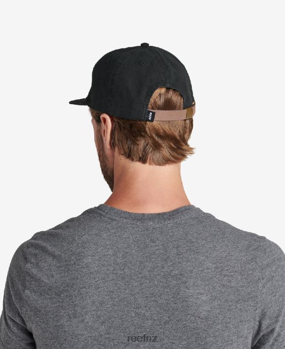 Reef NZ 62JVZ810 - Hale Strapback Unstructured Hat Men Caviar Reef