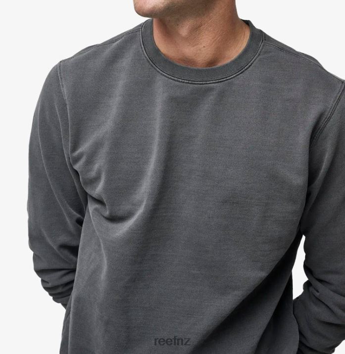 Reef NZ 62JVZ724 - Vivas Crewneck Pullover Men Pirate Blk Reef