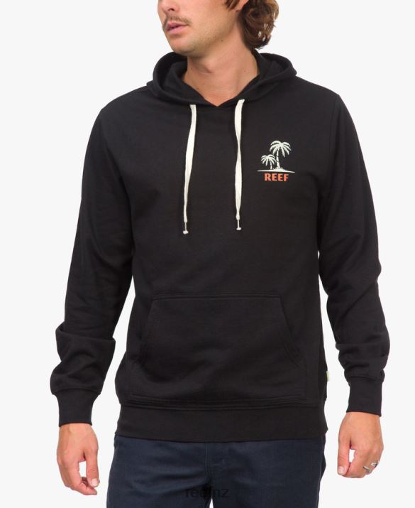 Reef NZ 62JVZ728 - Shuffle Pullover Hoodie Men Black Reef
