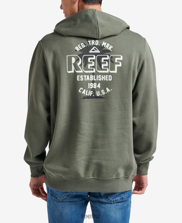 Reef NZ 62JVZ732 - Bora Pullover Hoodie Men Thyme Reef